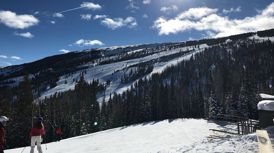 Holiday skiing at Snowmass.