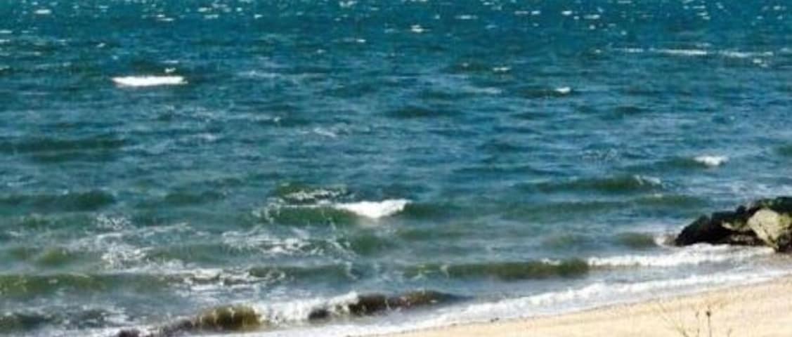 Beautiful fall weather from 2013 , view of Long Island sound!! Connecticut seen in the distance!