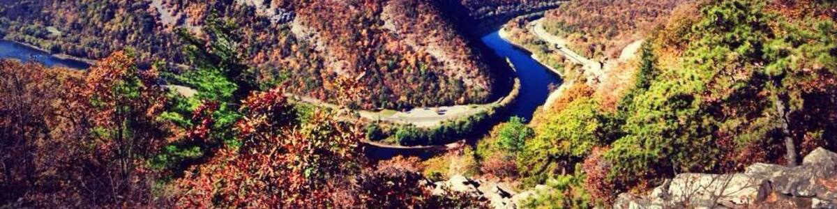 Mount Tammany trail. Steep but worth it!