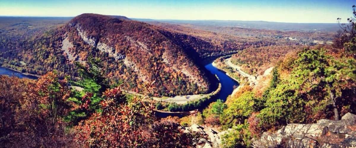 Mount Tammany trail. Steep but worth it!