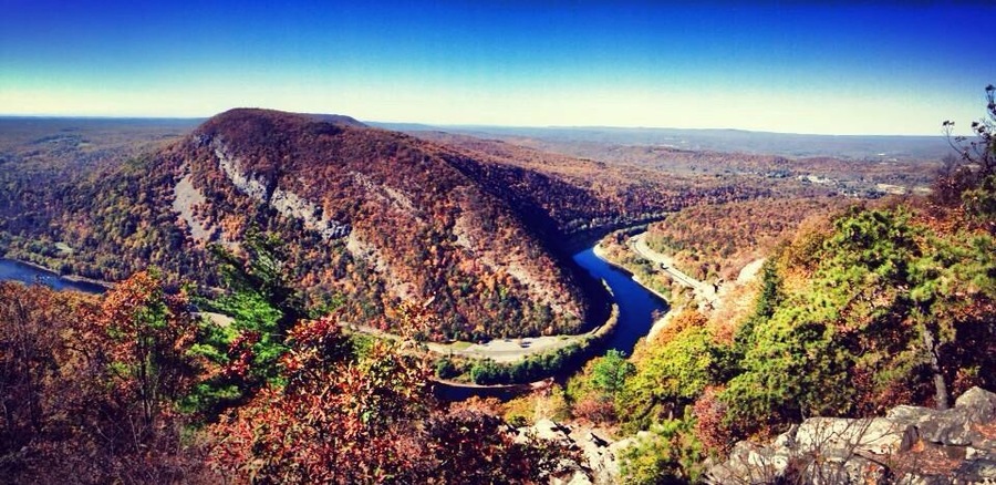 Mount Tammany trail. Steep but worth it!