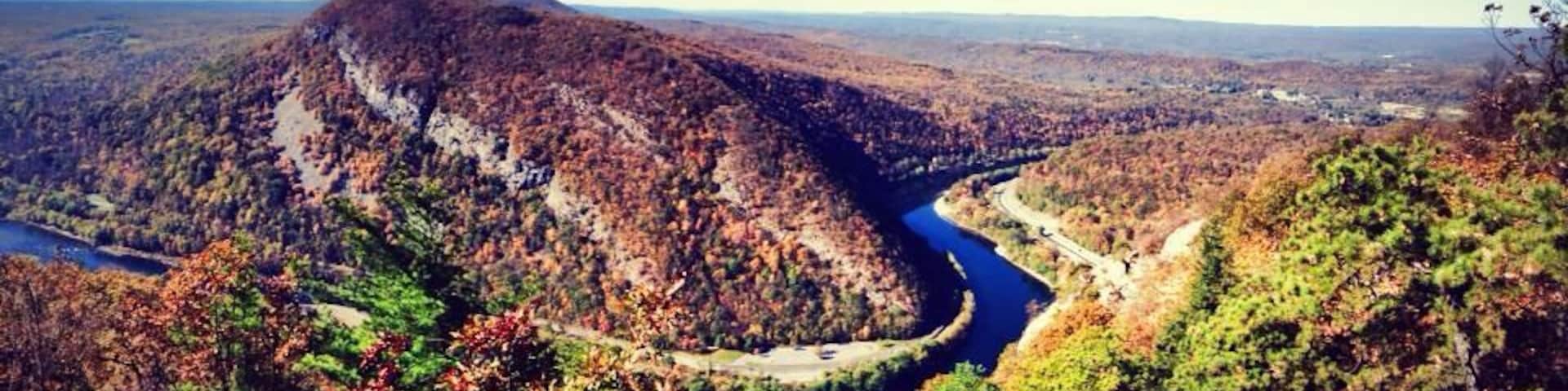 Mount Tammany trail. Steep but worth it!