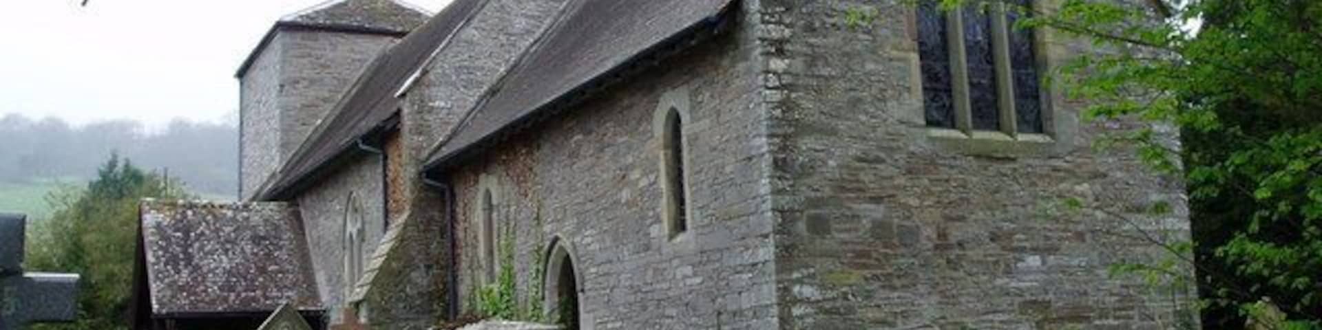 St Gwendoline's Church, Llyswen Rebuilt on Norman foundations in 1862, the only remains of the old church is a Norman font. http://www.wiz.to/llyswen/stgwendoline.htm