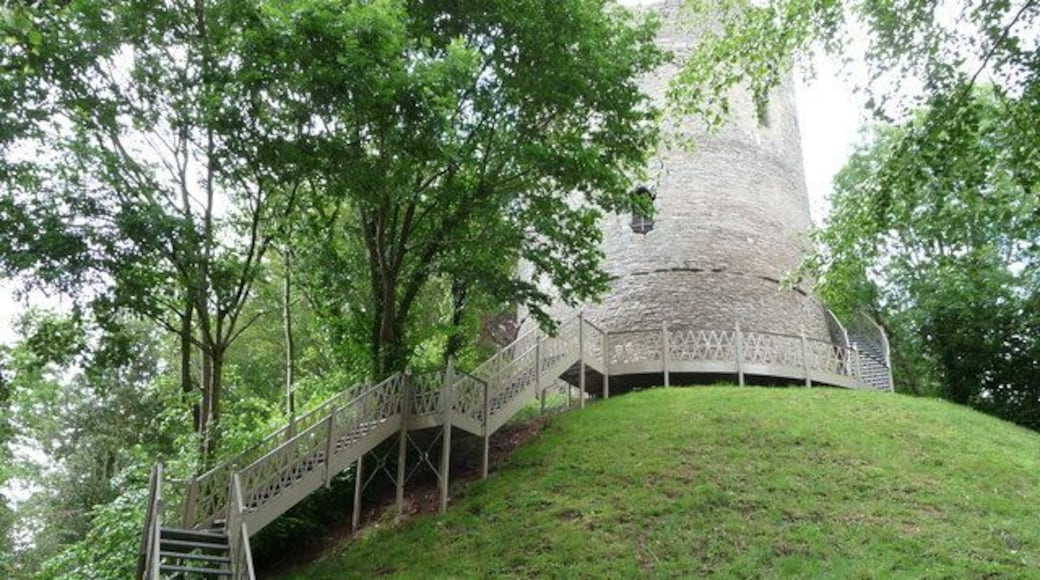 Bronllys Castle motte and tower