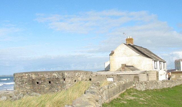 Pillbox on Dinas Dinlle Beach