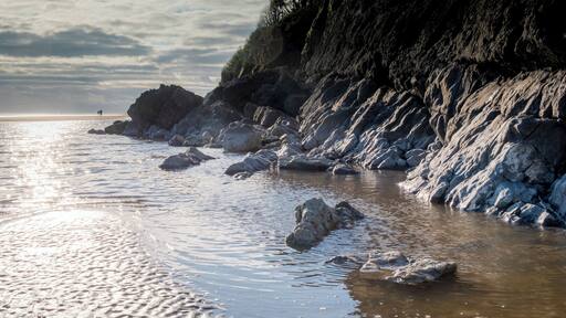 The end of a lovely day as the sun starts to set...