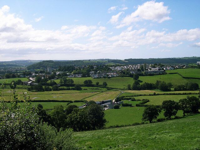 Carmarthen from Trevaughan Hill
