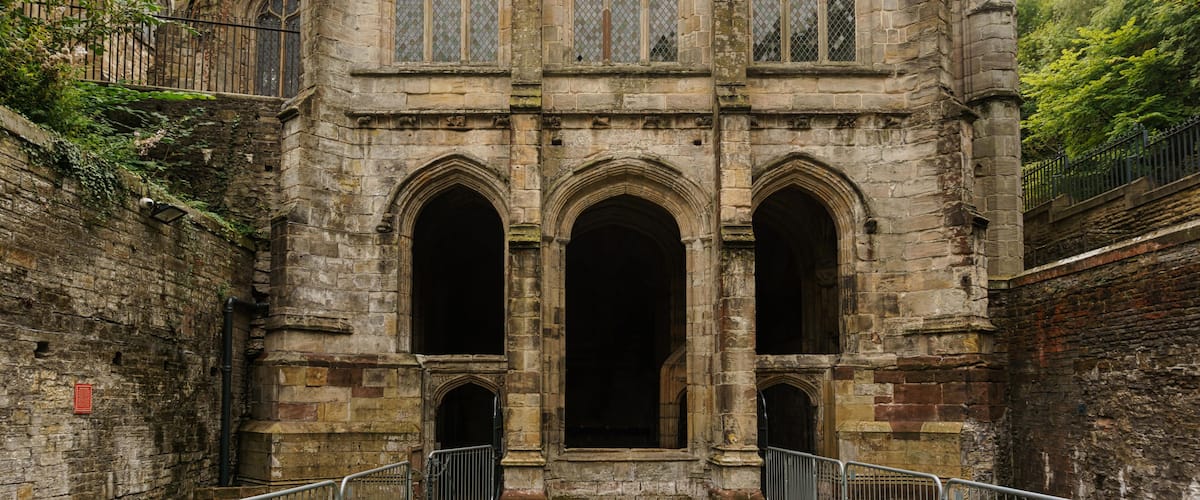 St Winefride's Well in the Welsh town of Holywell one of the oldest pilgrimage sites in Great Britain dated to the 12th century and described as one of the seven wonders of Wales