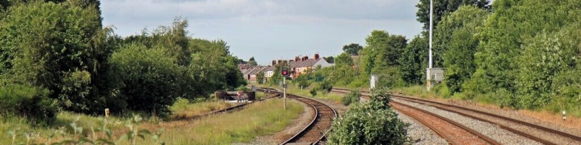 The line north, Wrexham General railway station