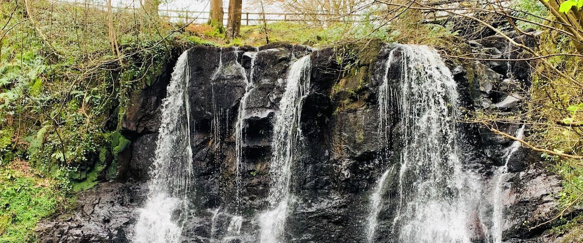 About 1.2km walk to get to this point. Lots of waterfalls en route to this point.