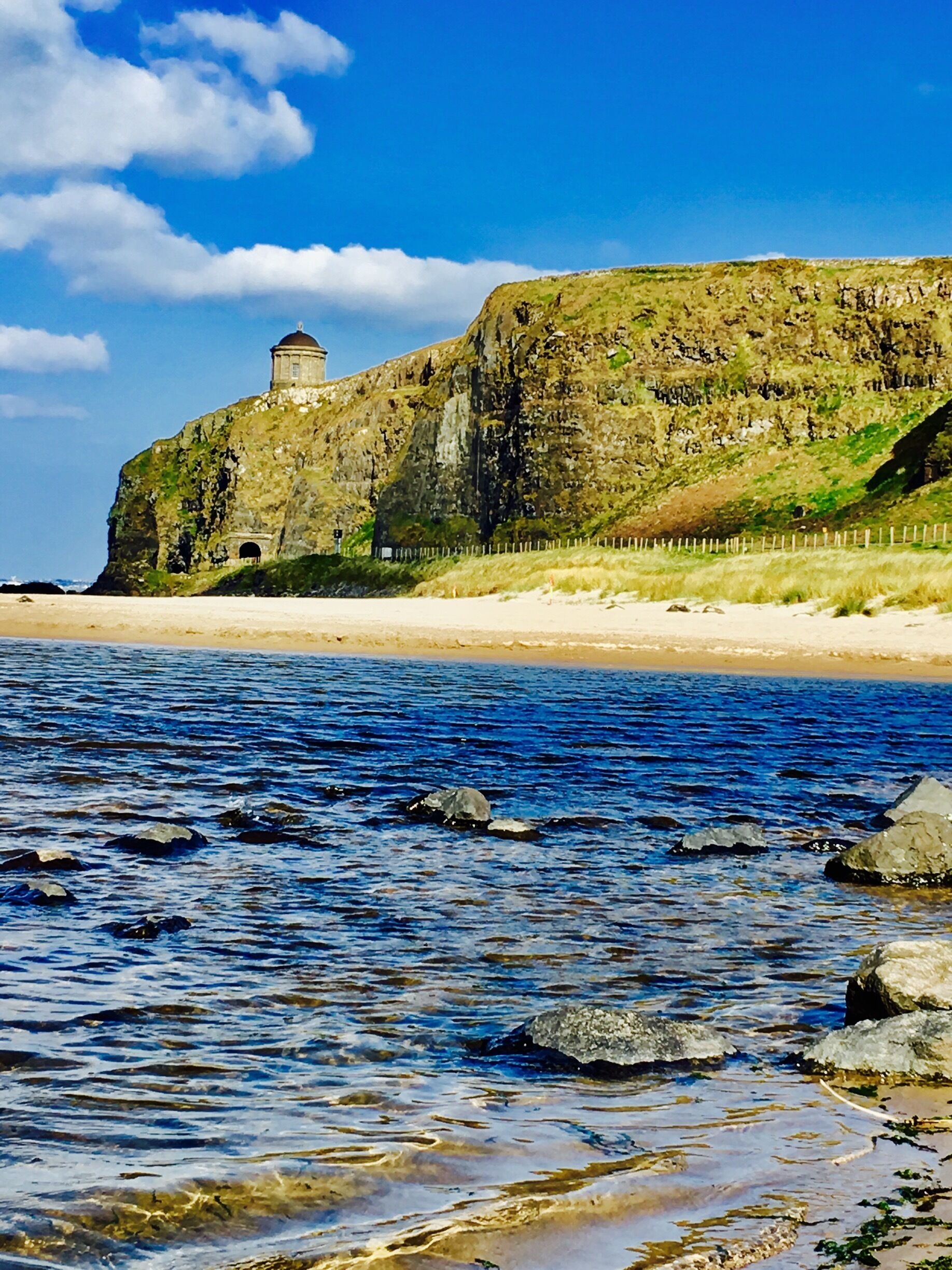 One of the edge points from where you can notice the Irish Sea meeting the Atlantic Ocean! P.s also used for game of thrones shooting 😉 #beach #lighthouse #gameofthrones