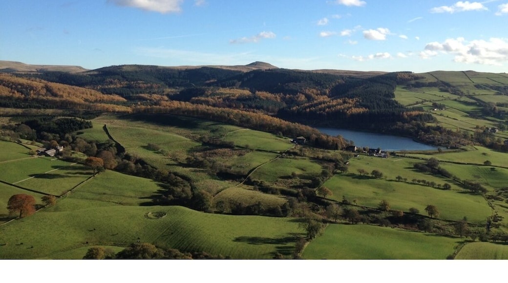 View from Tegg's Nose over Ridgegate Reservoir to Shuttlingsloe on a lovely November Sunday.