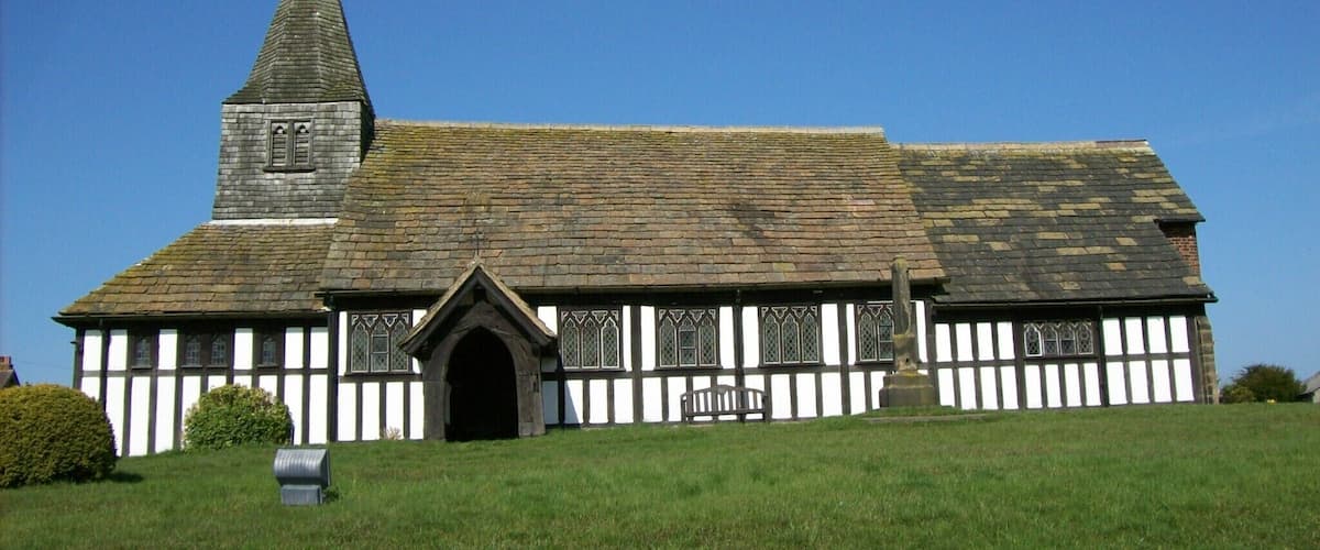 Marton church, from south