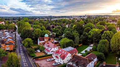 Aerial view of the Maidenhead and the river Thames