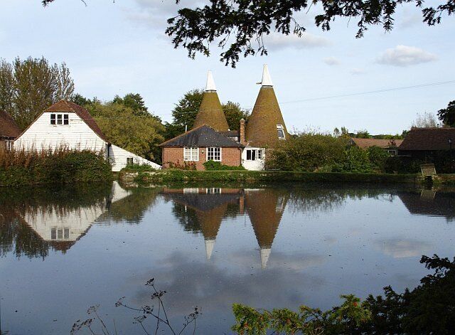 Fairbourne Mill. Looking NE across the millpond.
