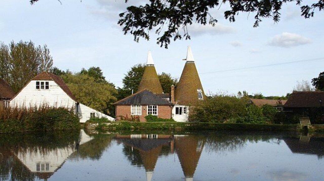 Fairbourne Mill. Looking NE across the millpond.