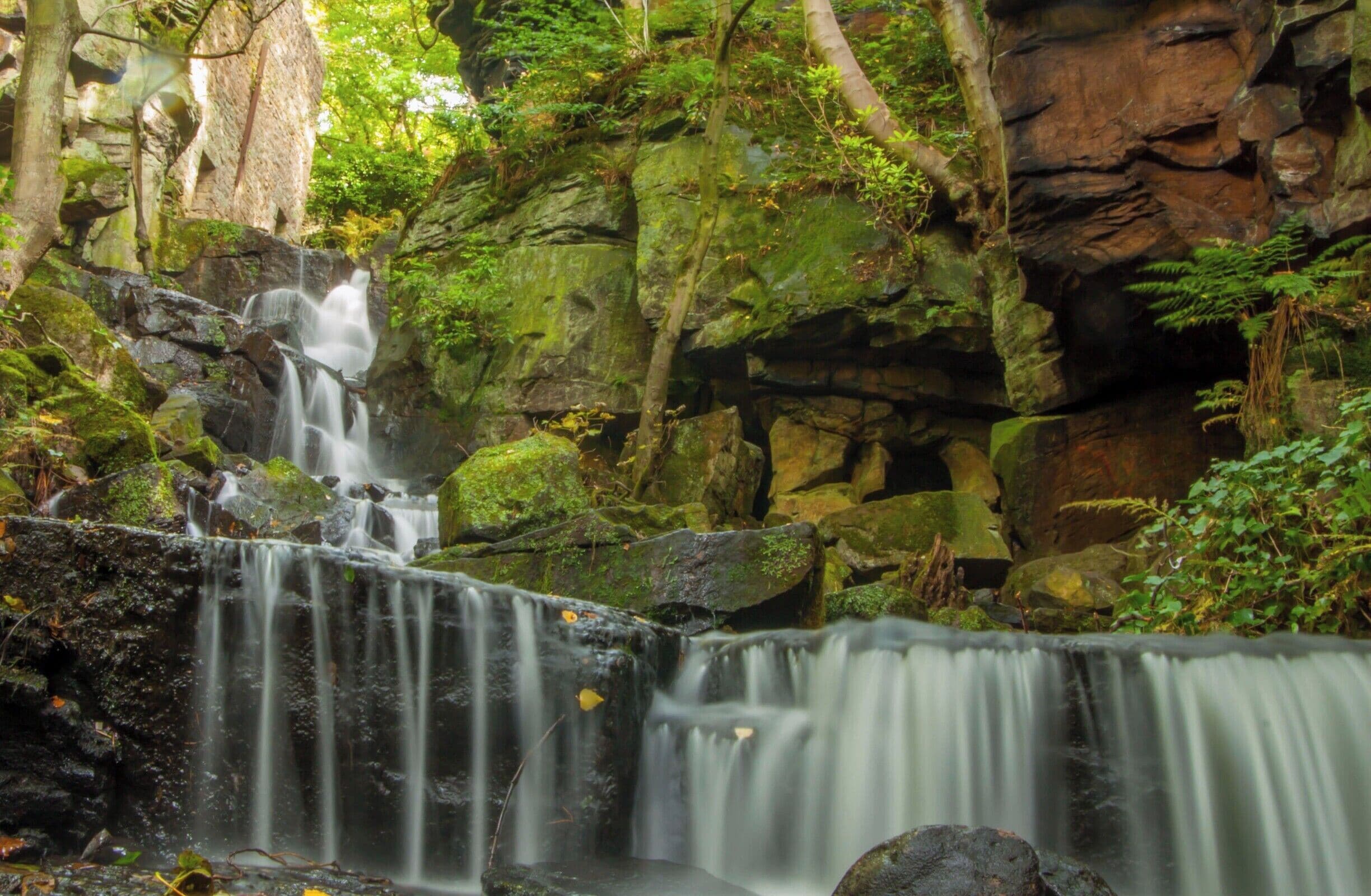 Stunning tucked away walk up the stairs along the falls, couldn't help getting our feet wet to get a shot! 
#BVStrove