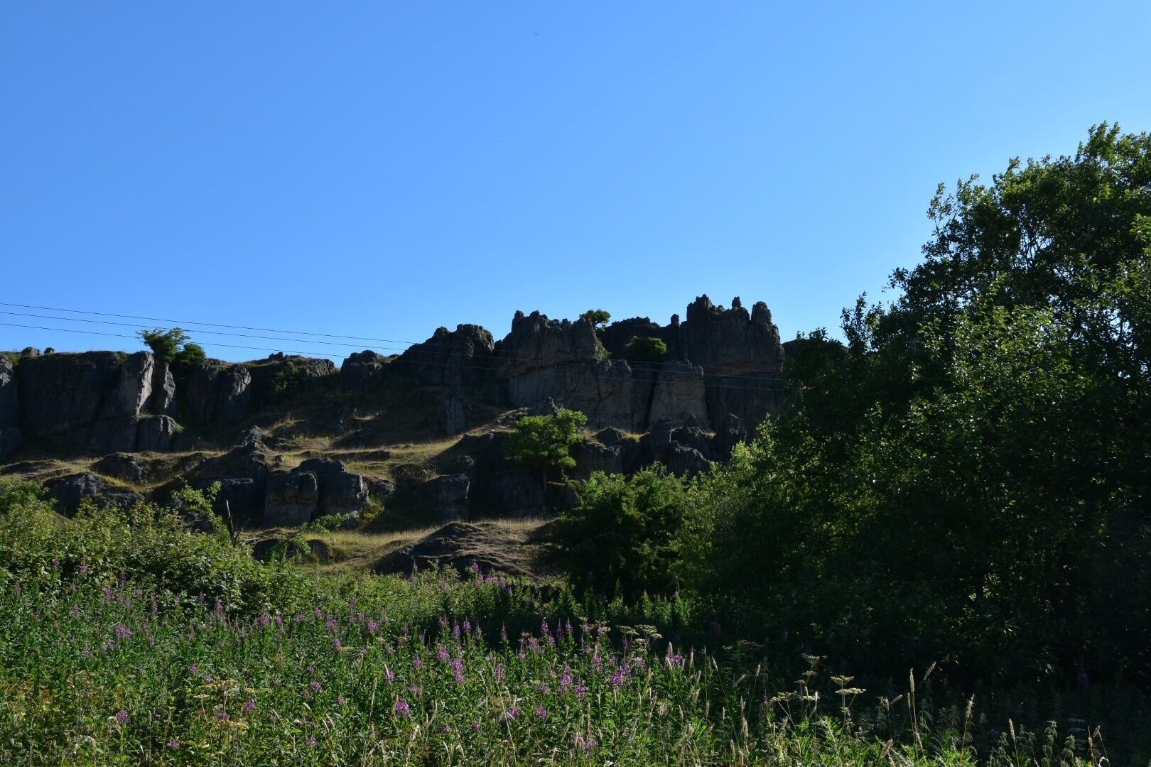 A beautifully sunny walk last week off the High Peak Trail. 