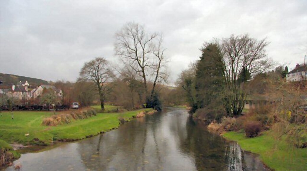 River Barle from Withypool bridge Looking upstream from the road bridge.