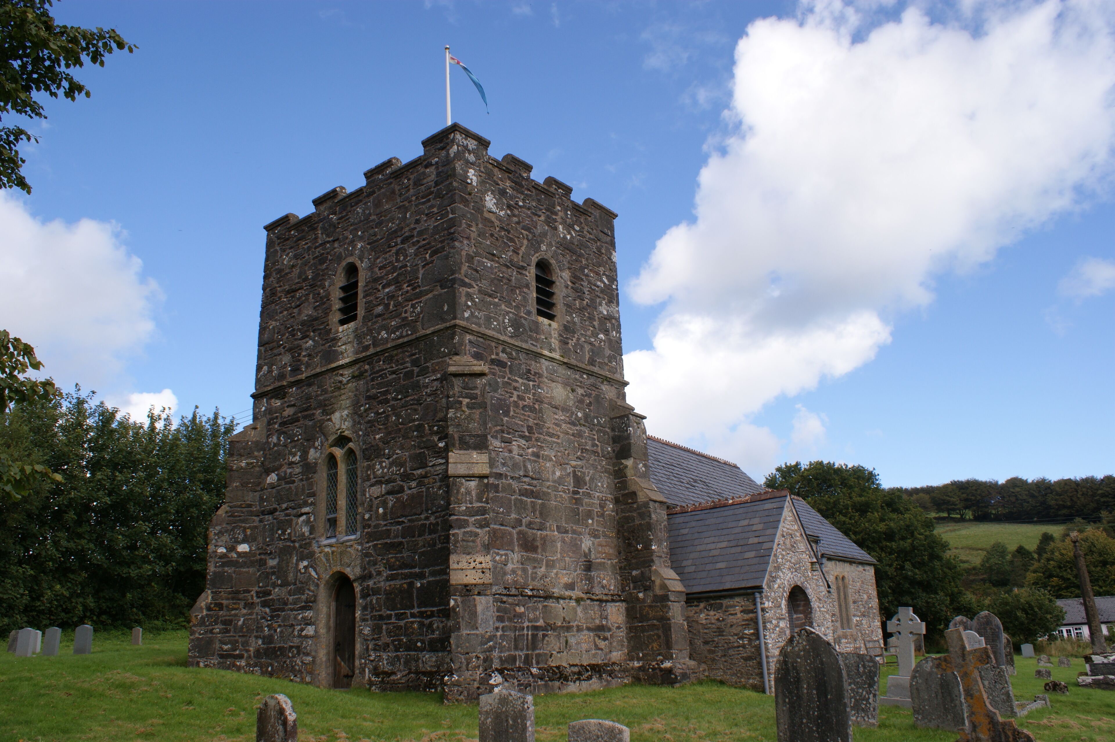 12th Century Norman Church at Withypool, North Devon, 09/12.