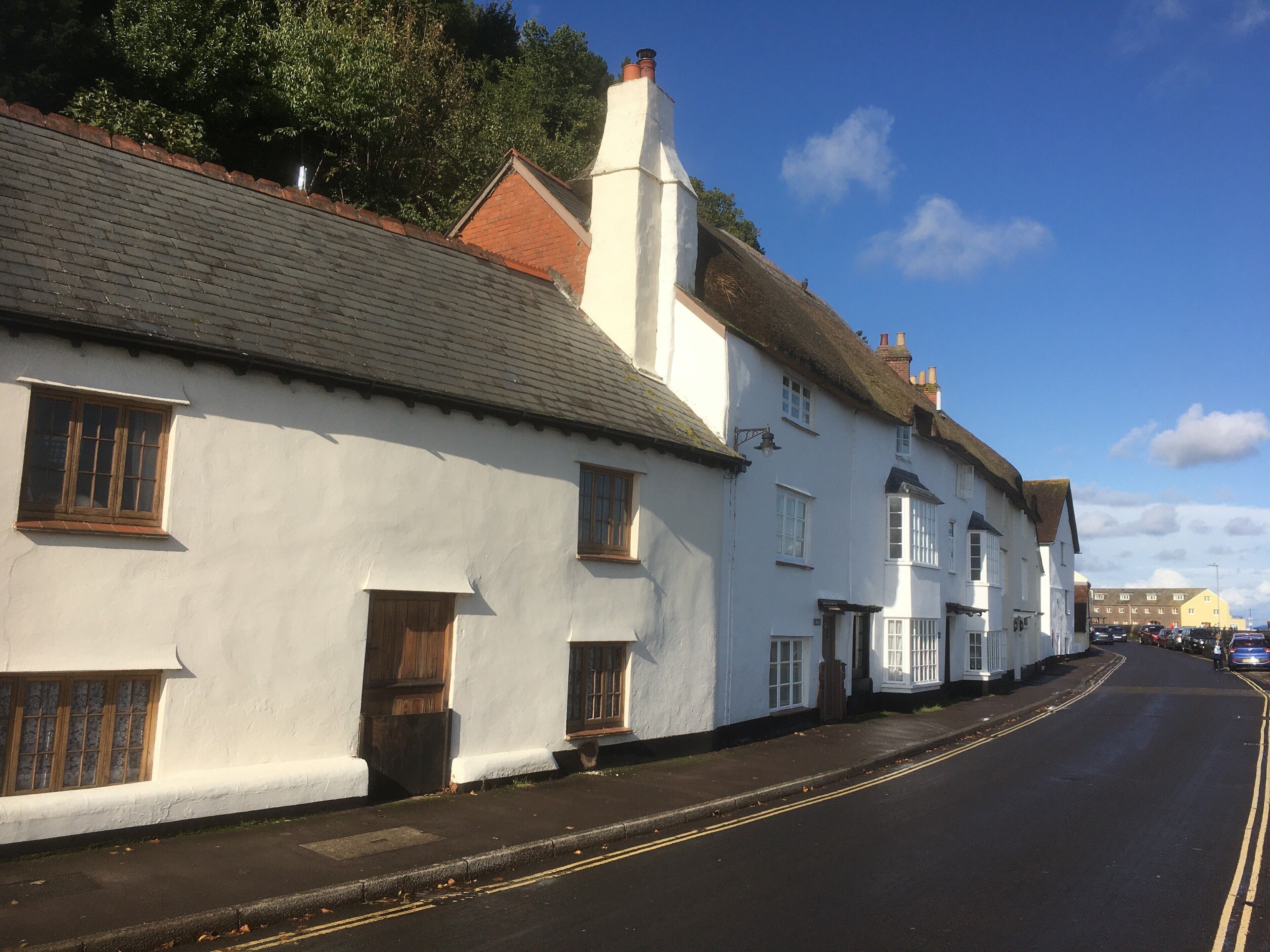 Cottages adjacent to Minehead Harbour