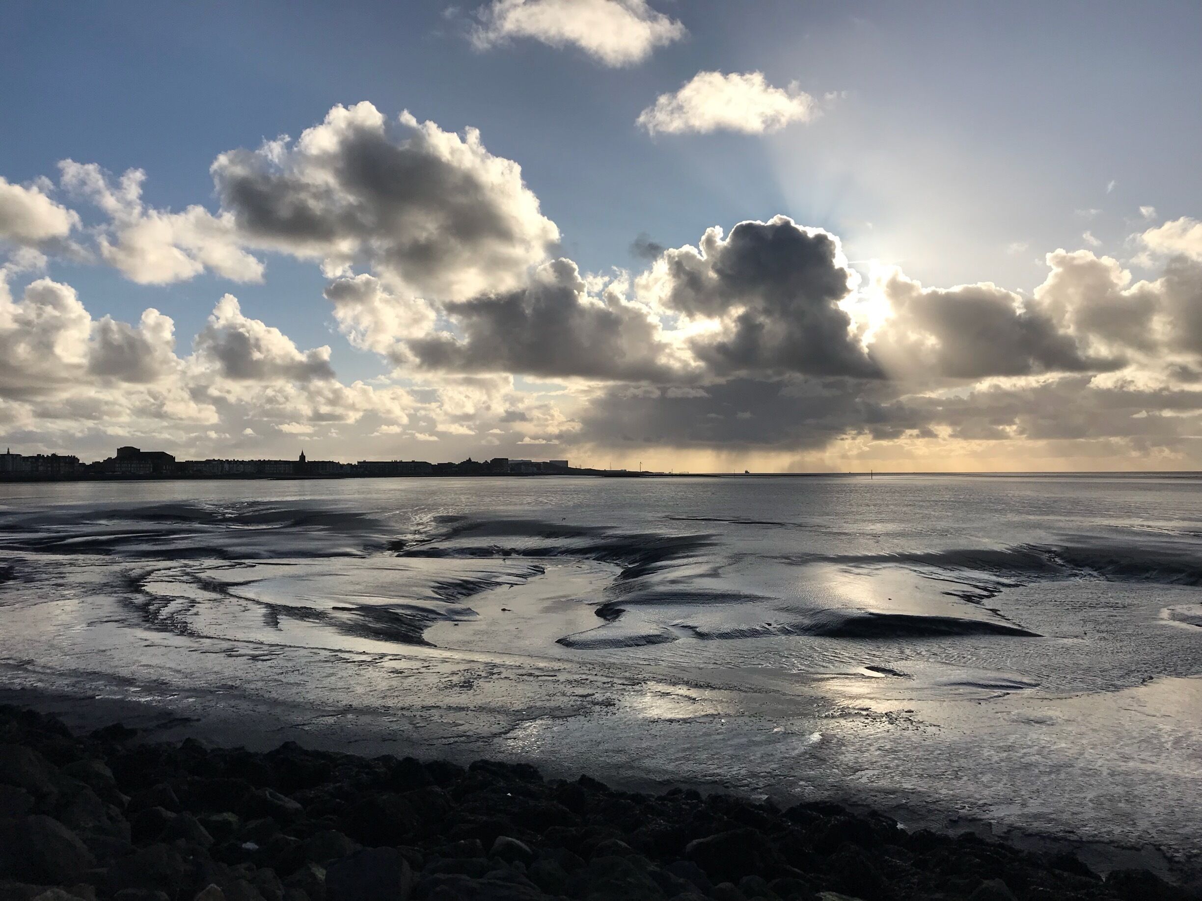 Best spot on the NW coast of England. Morecambe bay - views to the Lake District and huge horizons.