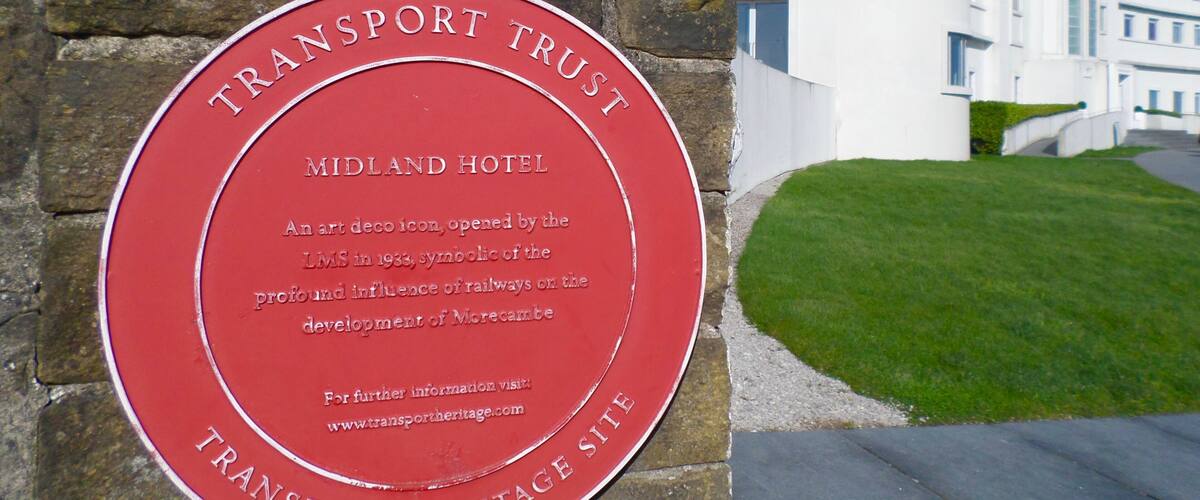 Restored art deco hotel on Morecambe seafront