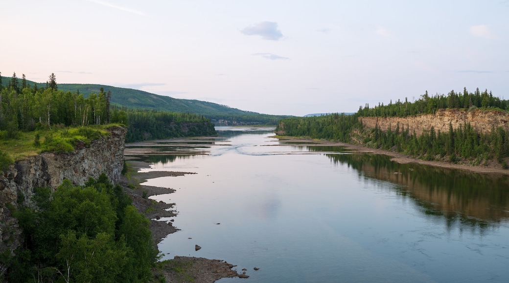 The Peace River near Hudson's Hope, British Columbia, Canada