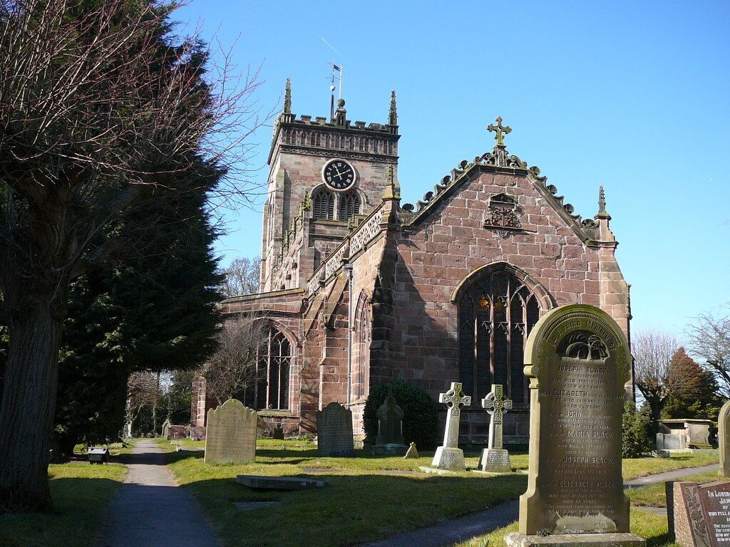 St Mary's Church, Acton This fine church dominates the village of Acton. Its tower is said to be the oldest in Cheshire and dates from 1180 however much of it was rebuilt after a storm in March 1757. The church was used as a headquarters for Royalist Troops during the Civil War battle on or about the 25th of January 1644. Nearby at Acton Bridge over the Shropshire Union canal is a display board describing the events of the battle.