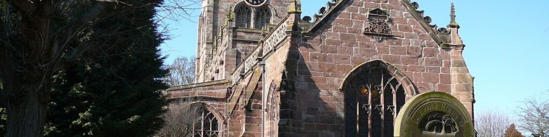 St Mary's Church, Acton This fine church dominates the village of Acton. Its tower is said to be the oldest in Cheshire and dates from 1180 however much of it was rebuilt after a storm in March 1757. The church was used as a headquarters for Royalist Troops during the Civil War battle on or about the 25th of January 1644. Nearby at Acton Bridge over the Shropshire Union canal is a display board describing the events of the battle.