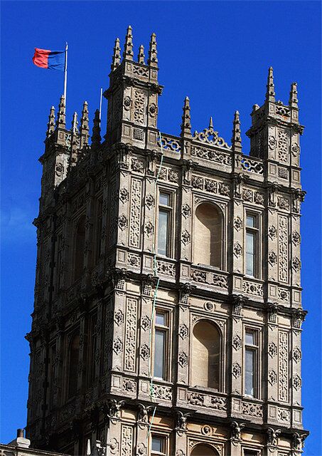 Highclere Castle — the Main Tower. in Hampshire.