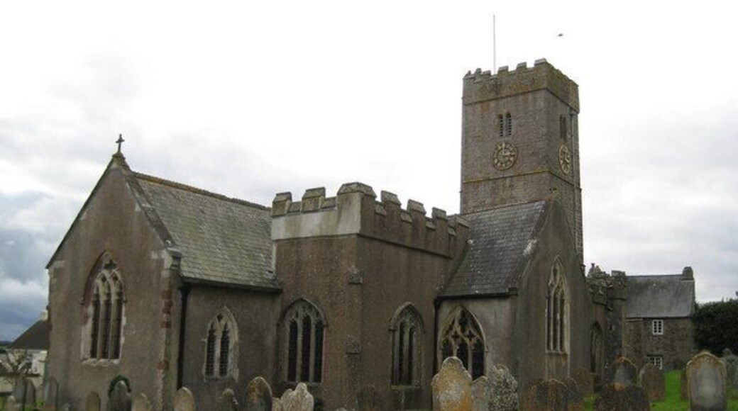 Ilsington: St Michael's Church There has been a church on this site since the 11th century although the present cruciform building dates from the early 14th century with 15th century additions. In terms of area the parish is one of the largest in Devon. John Ford, the dramatist who wrote the controversial tragedy "'Tis Pity She's a Whore", was born in nearby Bagtor House and baptized in the church on 12 or 17 April 1586.