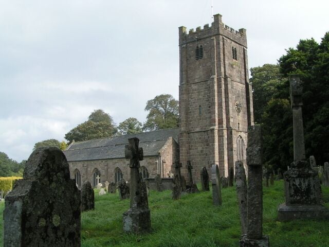 Chagford church and churchyard