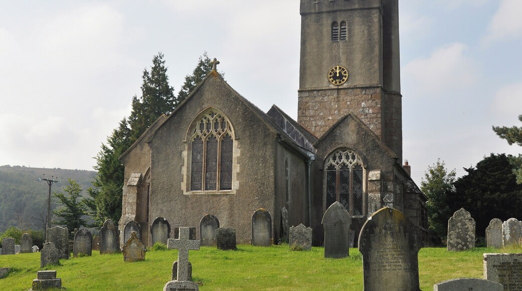 Parish church in North Bovey, on eastern Dartmoor.