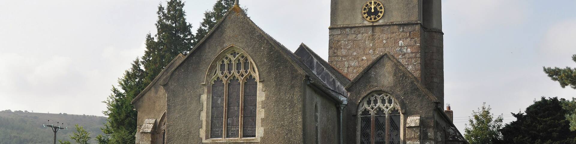 Parish church in North Bovey, on eastern Dartmoor.