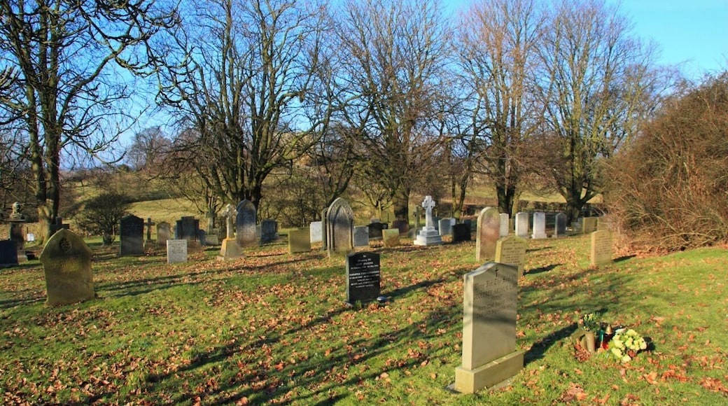 Graveyard,Whorlton Church For a partially ruined church in a tiny hamlet, it had a very large graveyard