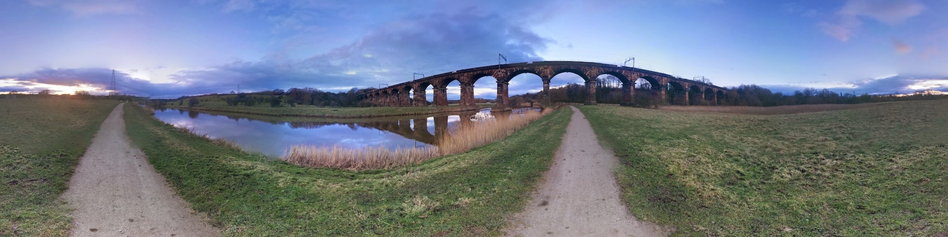 Photo-sphere by the river