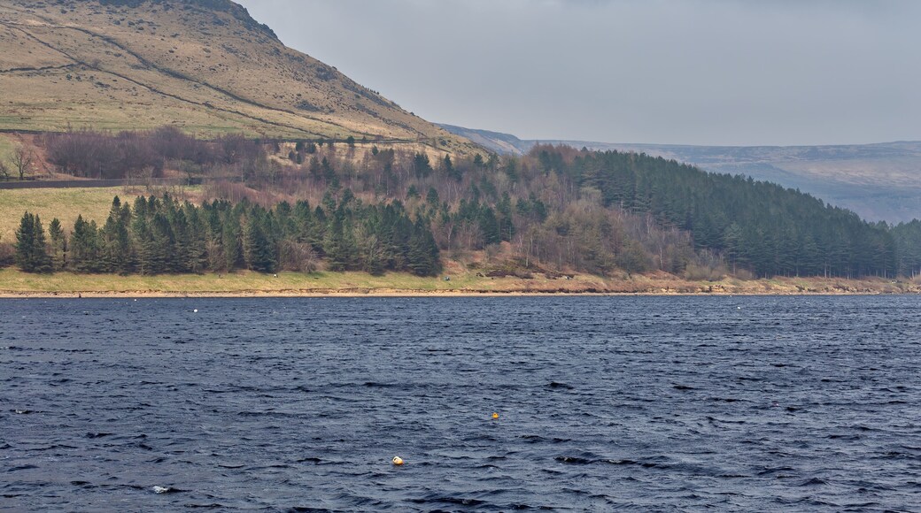 lake in the mountains at Dovestone Reservoir - Oldham - Lancashire - Great Britain