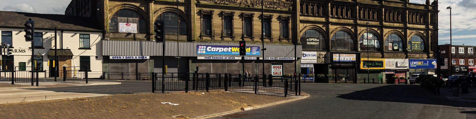 Photograph of the Oldham Equitable Co-operative Society Building, Oldham, Greater Manchester, England