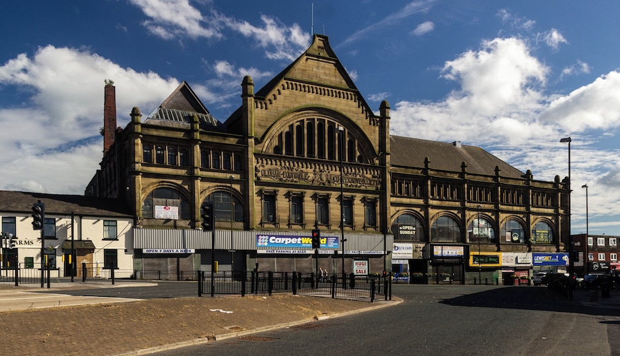Photograph of the Oldham Equitable Co-operative Society Building, Oldham, Greater Manchester, England