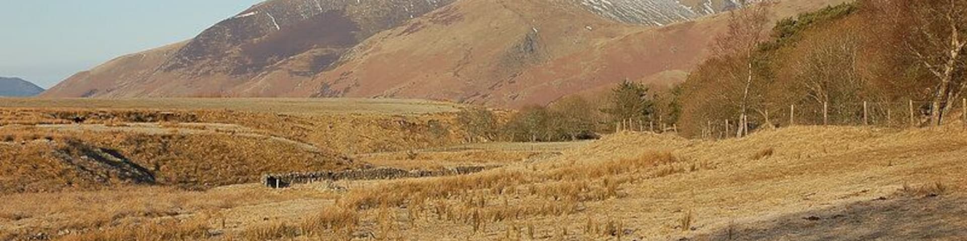 Blencathra from Troutbeck Morning sun after frost with the promise of a good day on the fells.