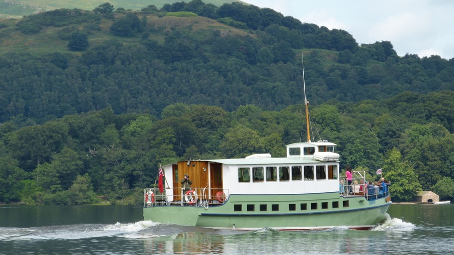 MV Lady Wakefield leaving Howtown for Pooley Bridge