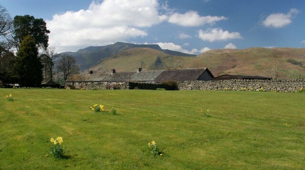 Redsike Cottages View of Redsike Cottages with Blencathra in the background.