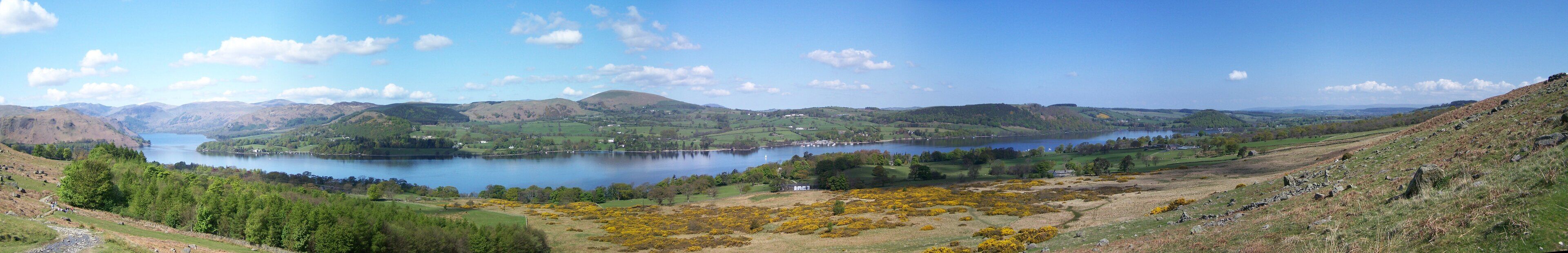 Panorama Ullswater from Arthurs Pike