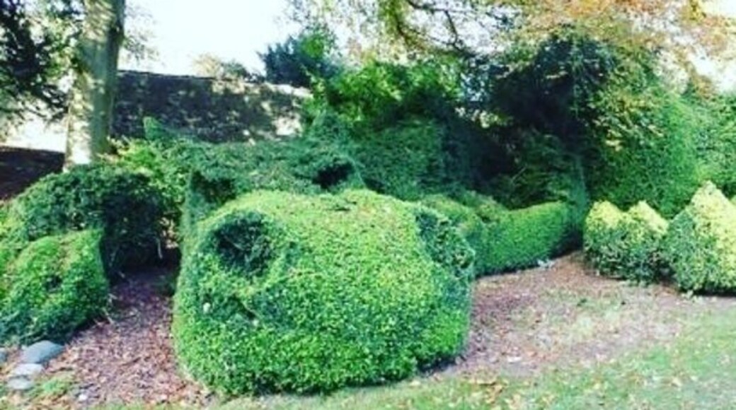A surprising Topiary Dragon in the gardens of Dalemain, a handsome Country House in the Eden valley near Penrith. Also look out for the herd of fallow deer in the deer park and try the marmalade in the gift shop. Dalemain holds an annual marmalade fest every March.