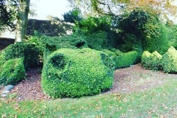 A surprising Topiary Dragon in the gardens of Dalemain, a handsome Country House in the Eden valley near Penrith. Also look out for the herd of fallow deer in the deer park and try the marmalade in the gift shop. Dalemain holds an annual marmalade fest every March.