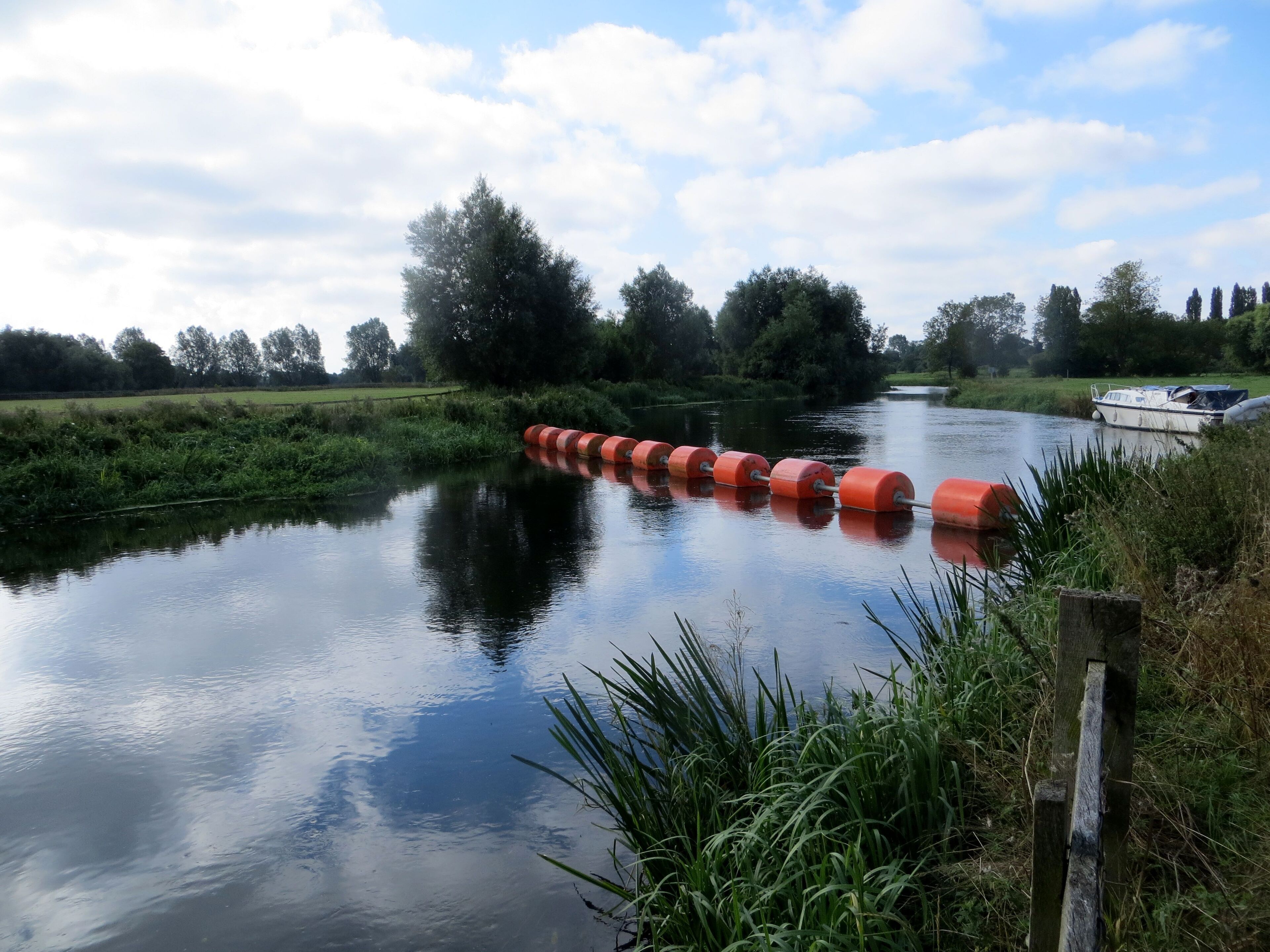 River Nene at Wansford Lock - August 2013