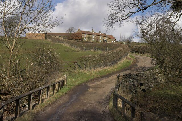 High Row Mires. The last farm up the Hartoft road.