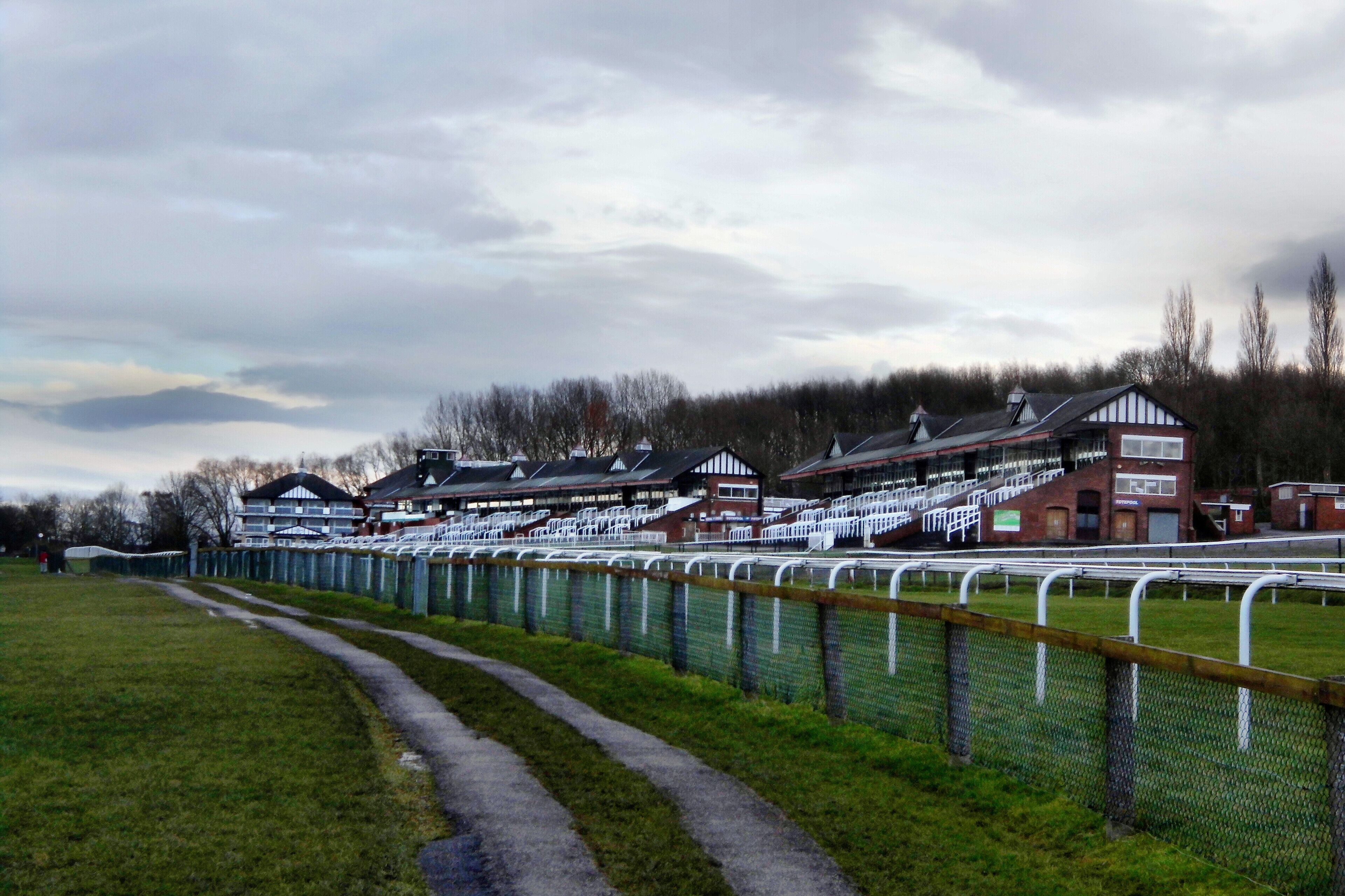 Pontefract racecourse grandstand
