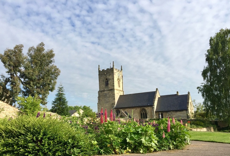 Pre-dating the Doomsday book, from 1066, St Peters is the Village Church in Kirk Smeaton, North Yorkshire. #instone